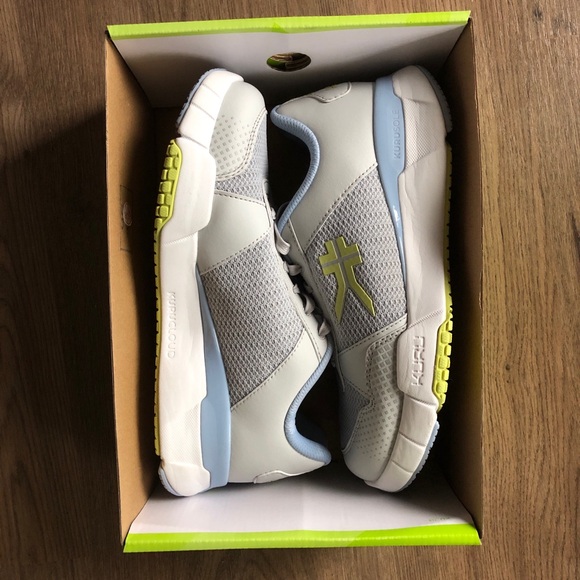 KURU Quantum 2 Dove Gray-Pale Lime-2.0 Sneakers Size 9 Medium Shoes - Picture 17 of 17
